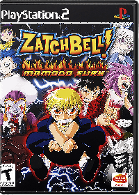 Zatch Bell Mamodo Fury Playstation 2 US box art